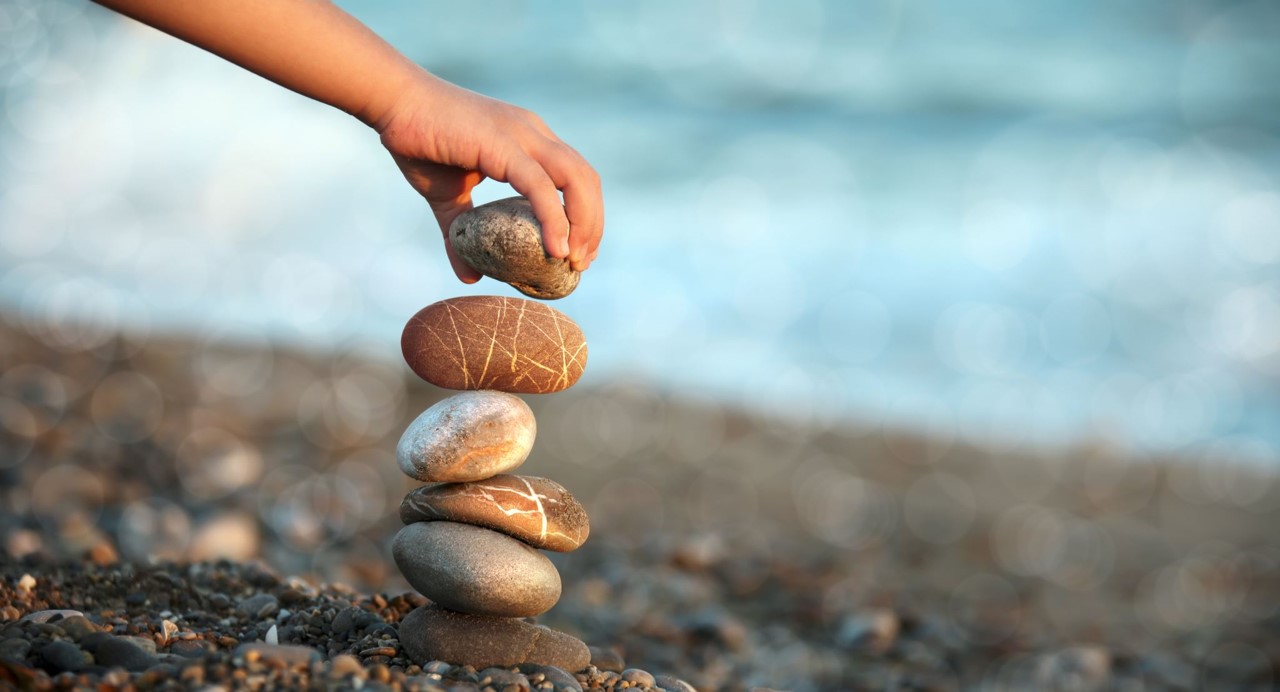 stacking rocks