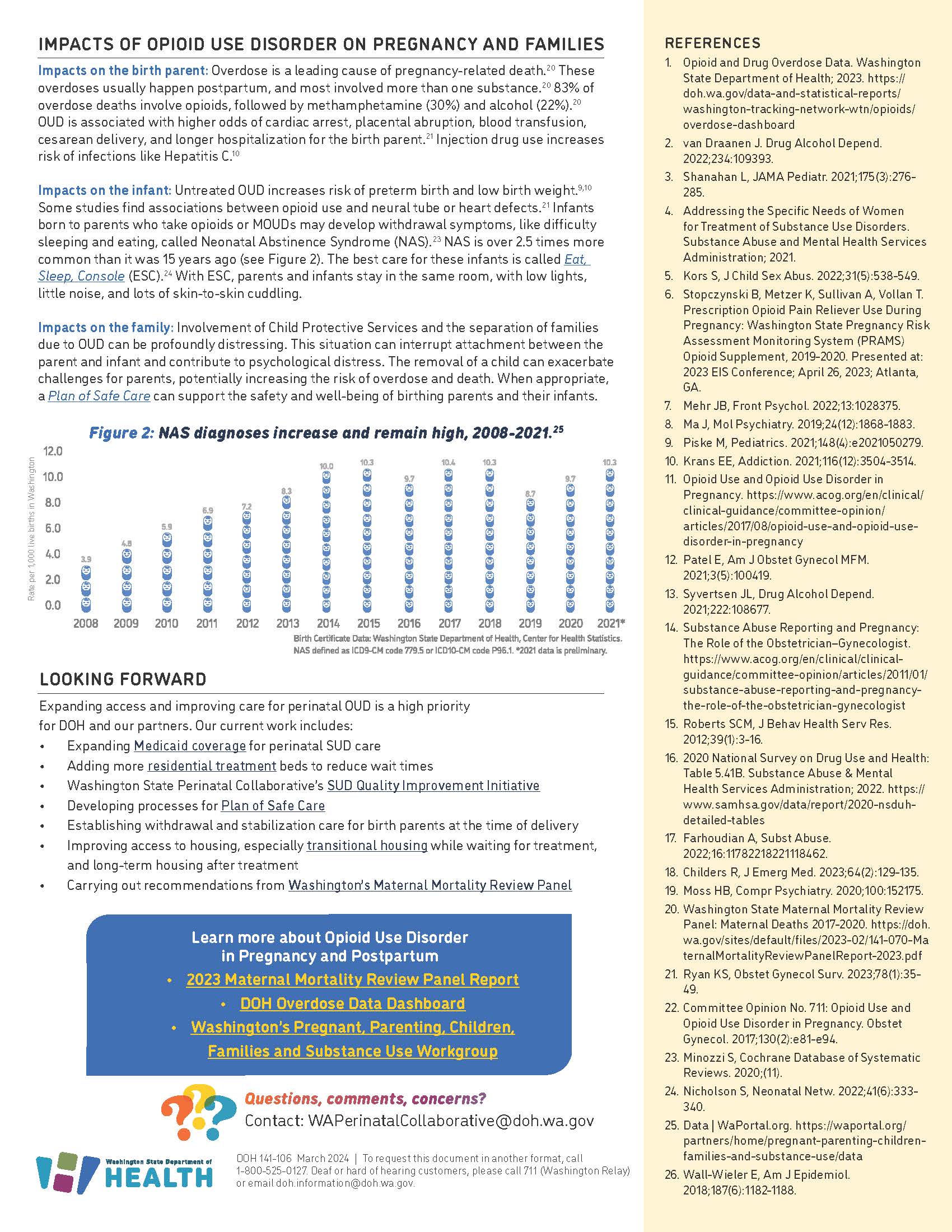 Opioid Use Disorder in Pregnancy and Post Partum Report