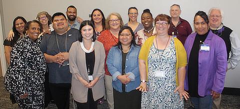 community health workers leadership committee members at a meeting in June 2023